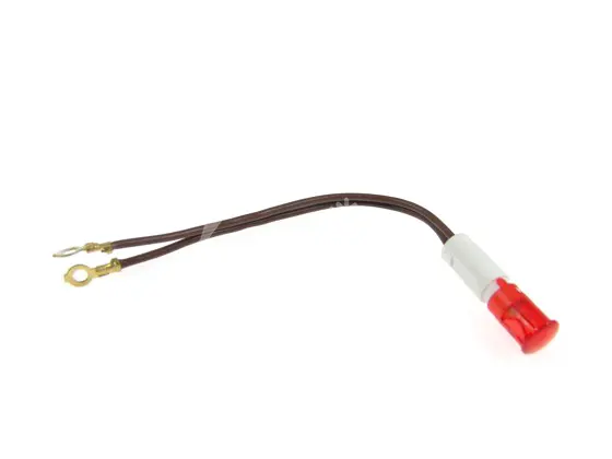 světlo signalizační, červená, d = 9 mm, L=100mm,250V, T90,SL641BBS